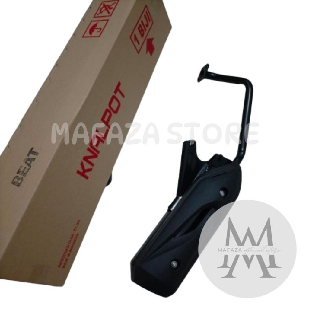 Knalpot Standar Honda Beat lama Karbu, Beat FI, Spacy Karbu, Scoopy Lama, Scoopy FI + Tutup Knalpot 