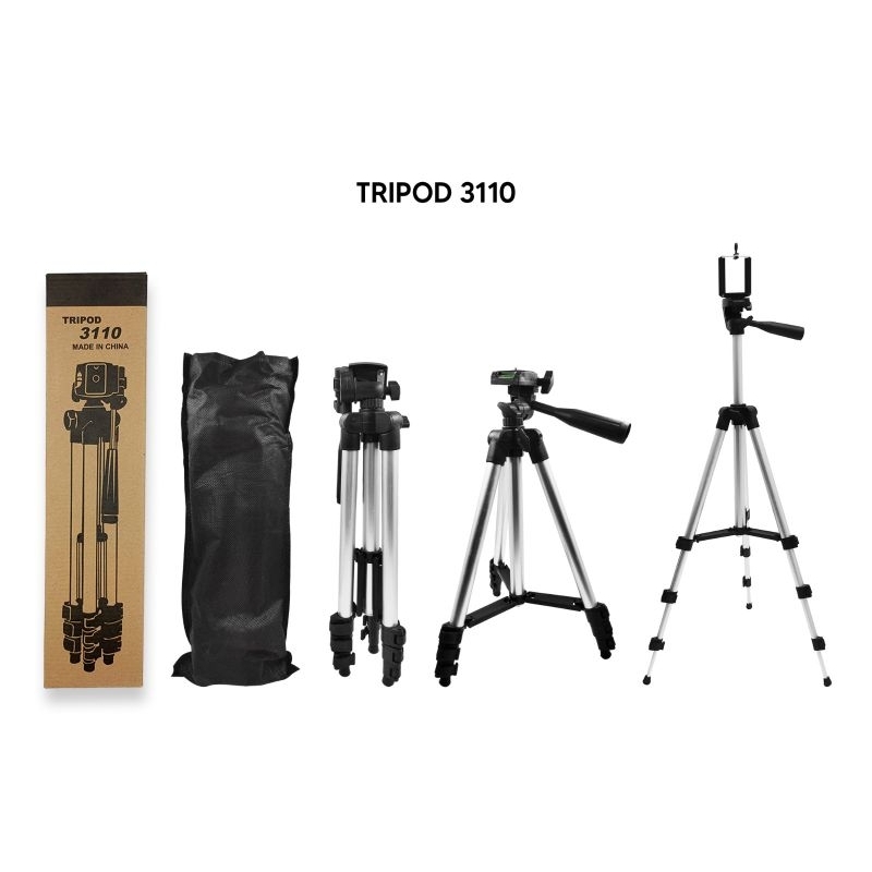 TRIPOD 3110 HP DAN KAMERA UNIVERSAL FREE HOLDER DAN TAS TRIPOD DUDUKAN 3110 TRIPOD ORIGINAL