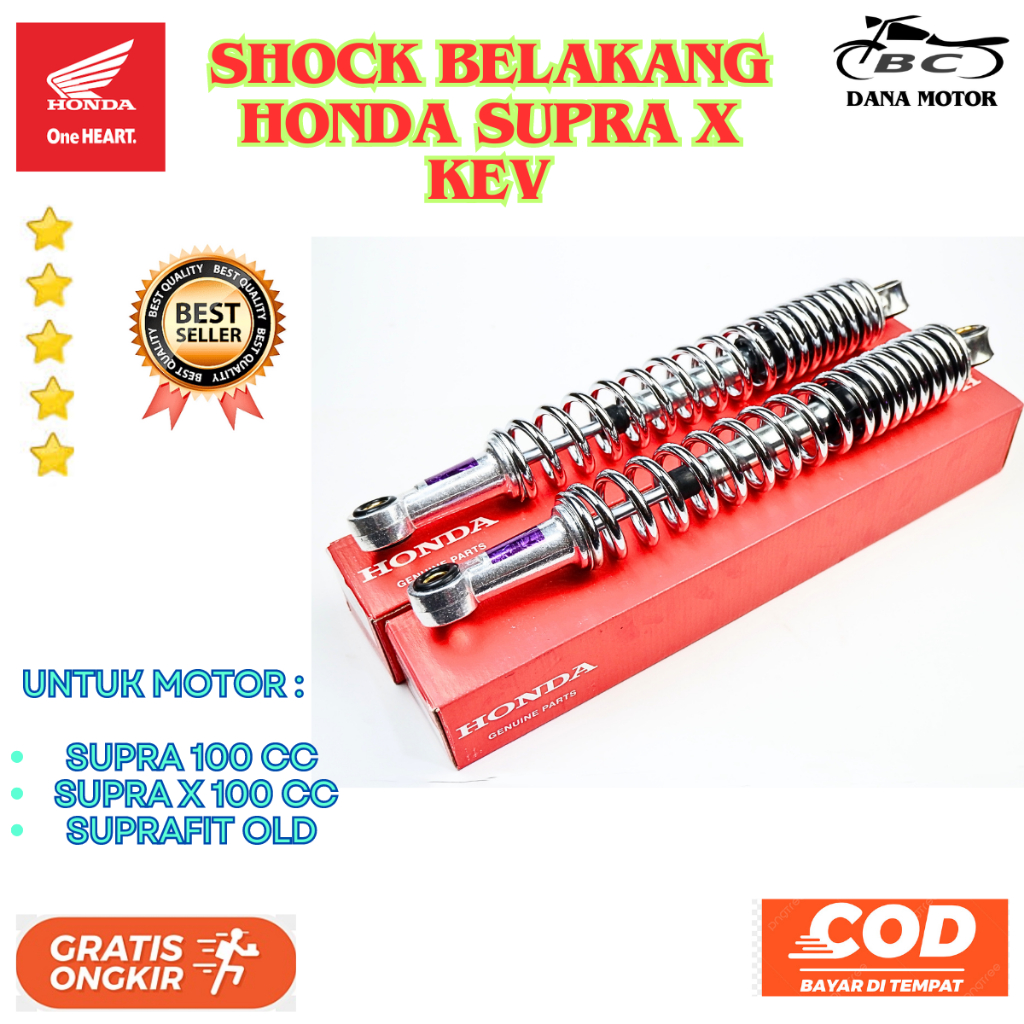 SHOCKBREAKER ORIGINAL KEV SUPRA X LAMA / SHOCKBREAKER BELAKANG KEV - 5240A-KEV-882