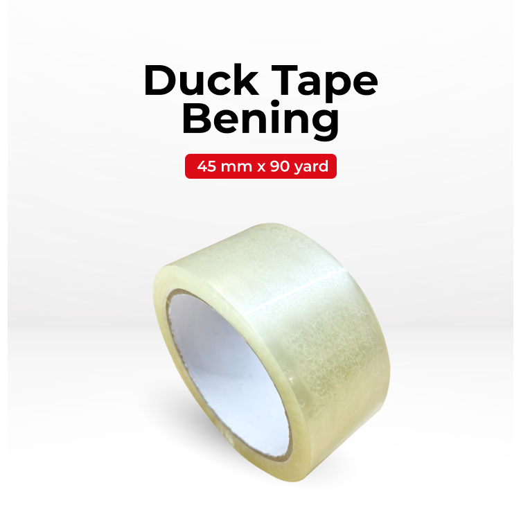 

MEGAPACK Lakban Tape Perekat 45mm x 90 yard Bening - 3pcs