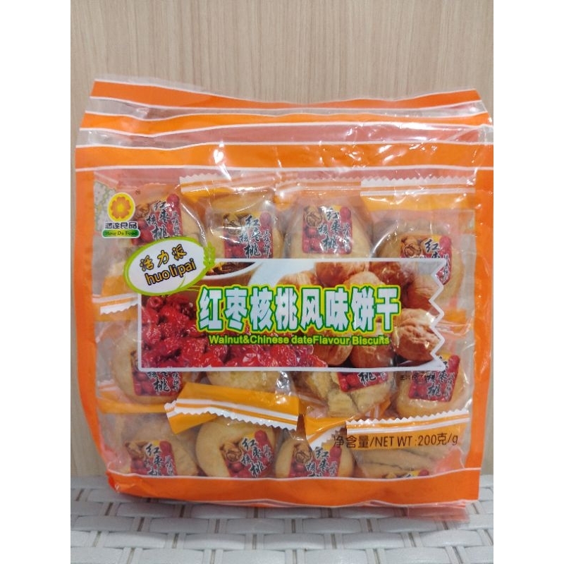 

Walnut&Chinese Date Flavour Biscuits