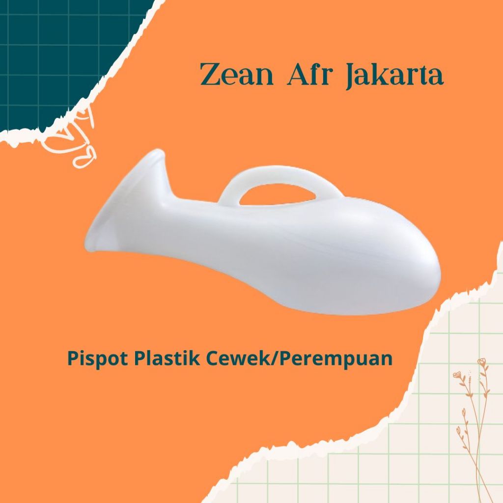urinal/ pispot wanita/ cewe plastik
