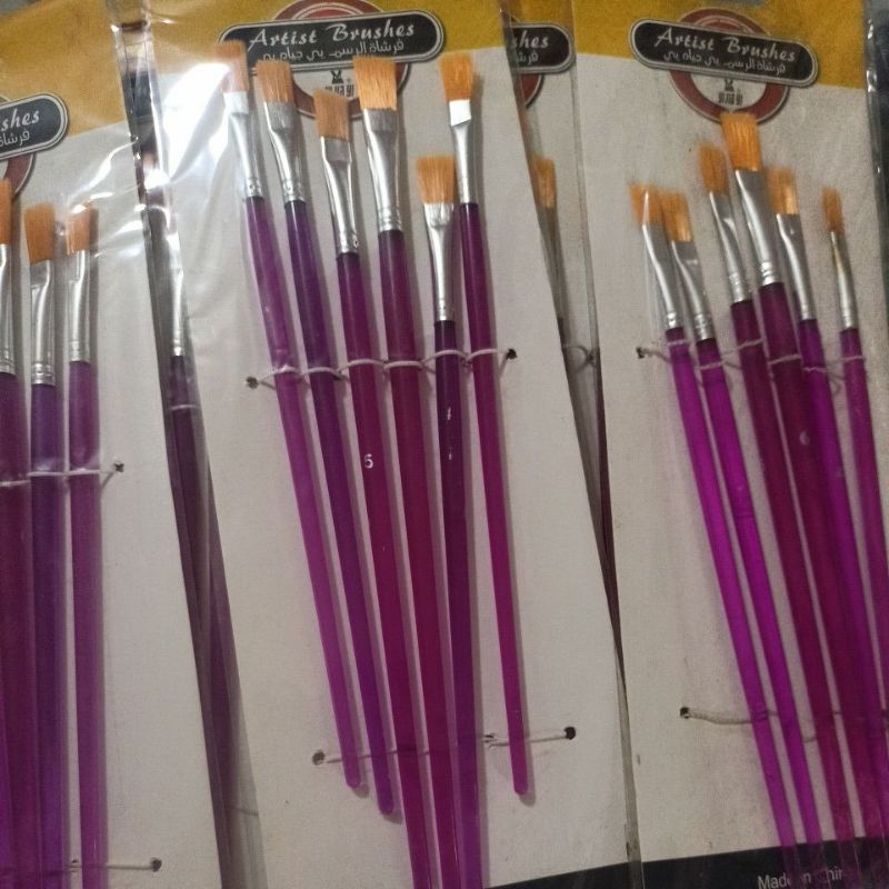 

Artist Brushes Flat set-6