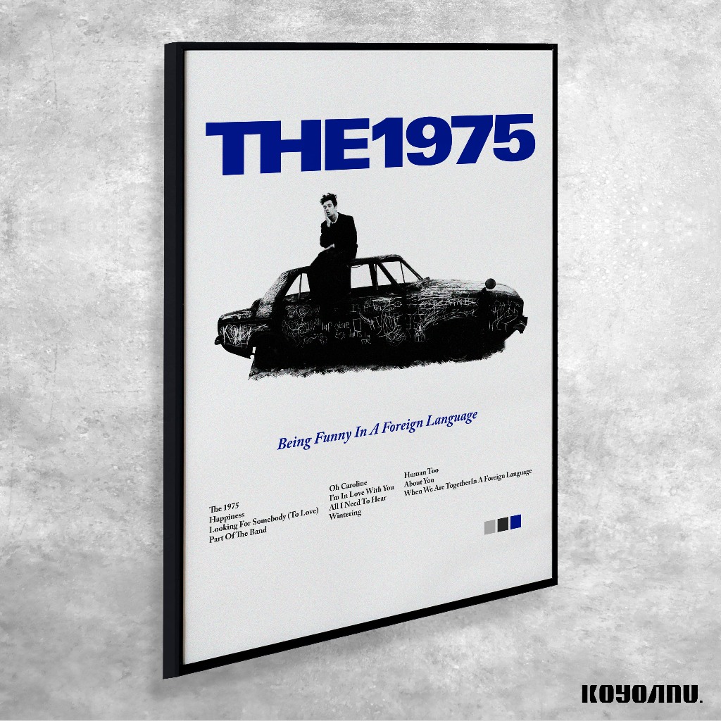 Poster Frame The 1975 - Being Funny in a Foreign Language | Poster Frameblock