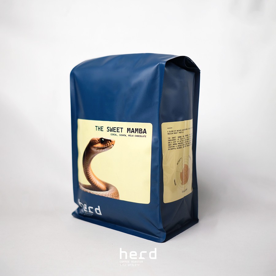 

Biji Kopi The Sweet Mamba Espresso Roast 1 KG Specialty Arabica Herd Coffee