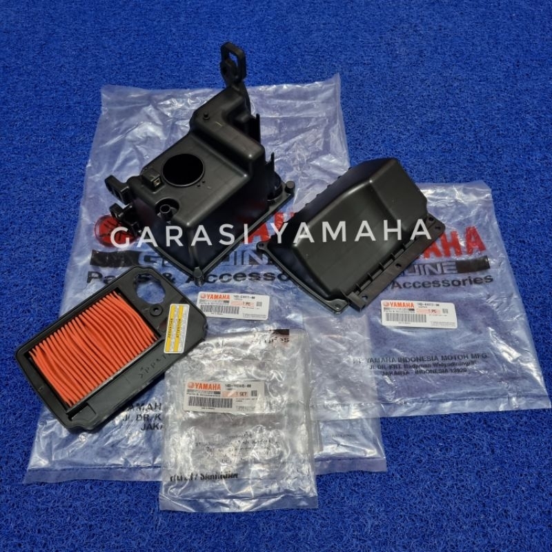 BOX FILTER SET MIO SOUL LAMA FINO CARBU KARBU ASSY ORIGINAL YAMAHA RUMAH BOX FILTER MIO SOUL FINO