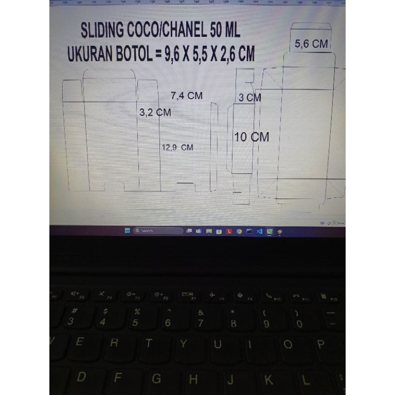 

RB Box Coco Chanel 50 ml Pendek/Zara 30 ml Polos