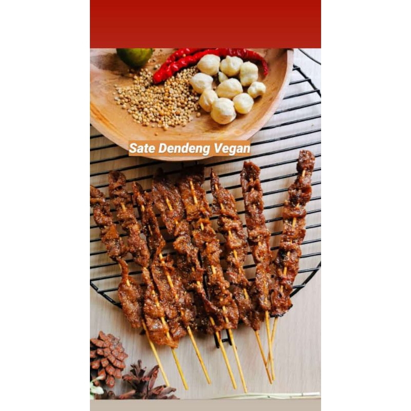

Vegan Sate Dendeng vegetarian