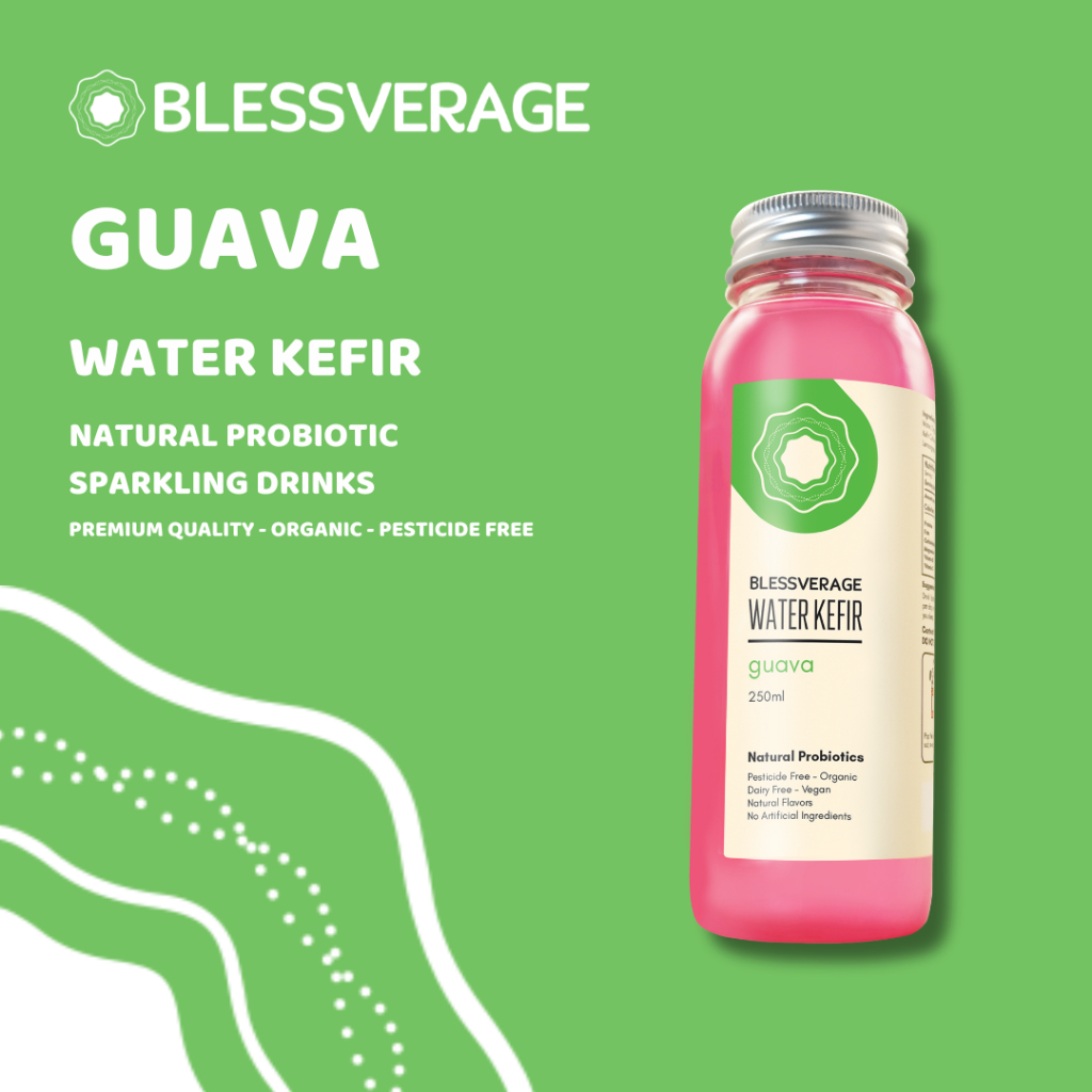 

Water Kefir - Probiotik - Premium - Organik - Bebas Pestisida - Guava