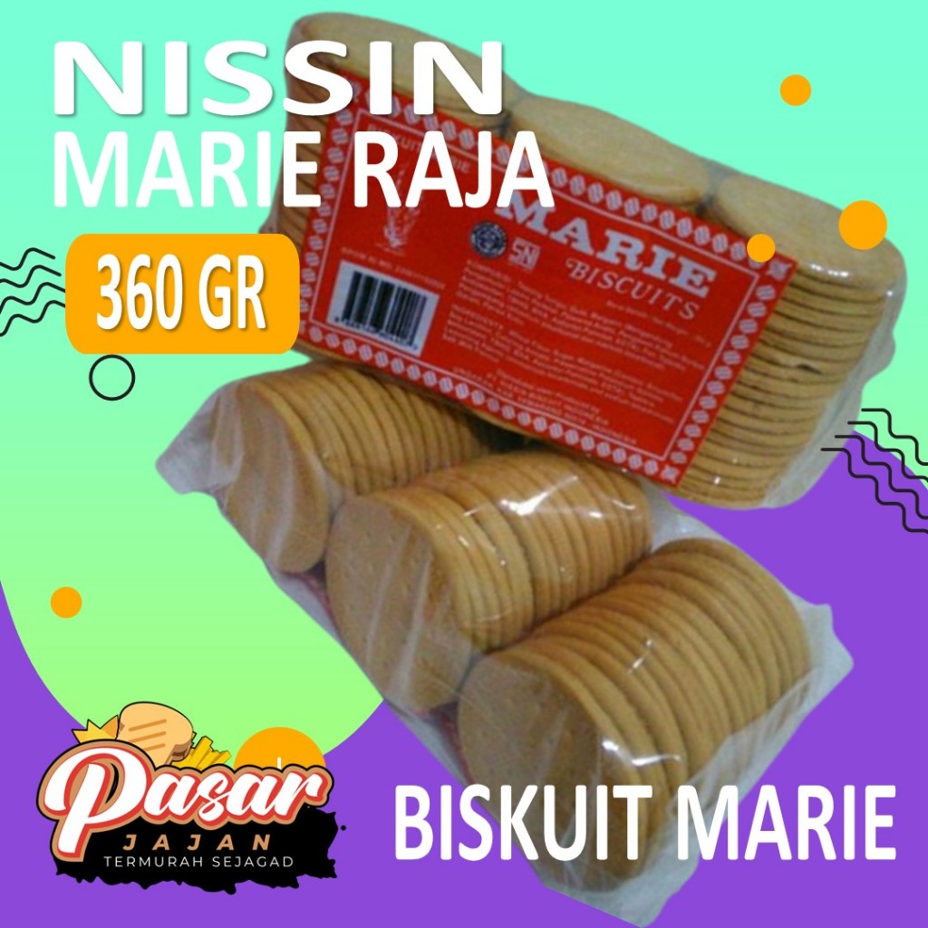 

Biskuit Raja Marie Nissin Biscuits 360gr dari Nissin