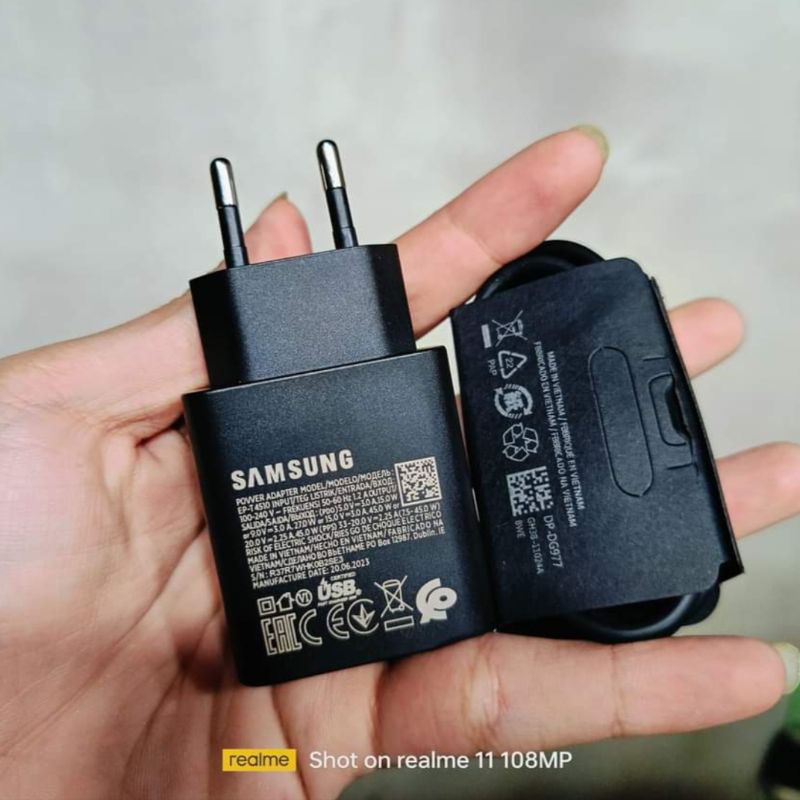 charger original samsung 45 watt
