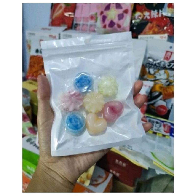 

paket flower isi 10 pcs permen lilin bentuk flower