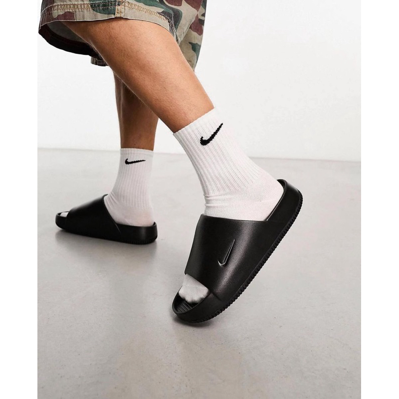 SANDAL SLIP ON NIKE CALM ORIGINAL SENDAL SLOP COWOK NIKE CALM