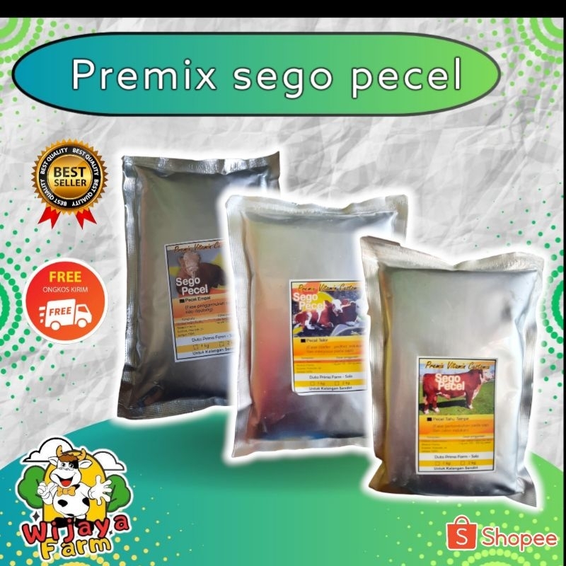 SEGO PECEL PREMIX | PREMIX SEGO PECEL (EMPAL, TAHU TEMPE, TELOR) WJYPKNTRN