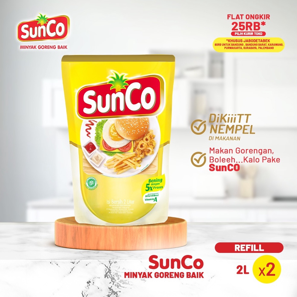 

Termurah Sunco Minyak Goreng Refill 2L Twinpack