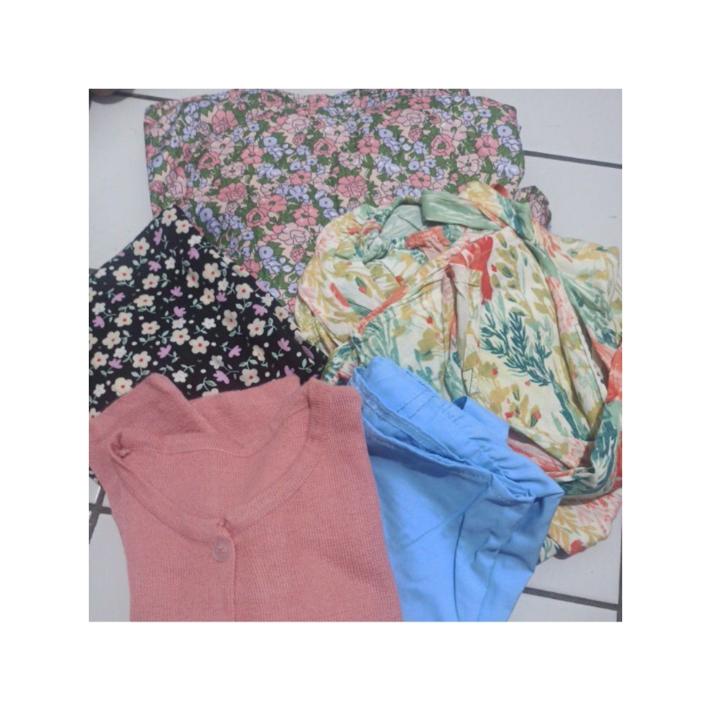 SECOND - ALL IN DRESS SABRINA ONE SET DAN CARDI RAJUT