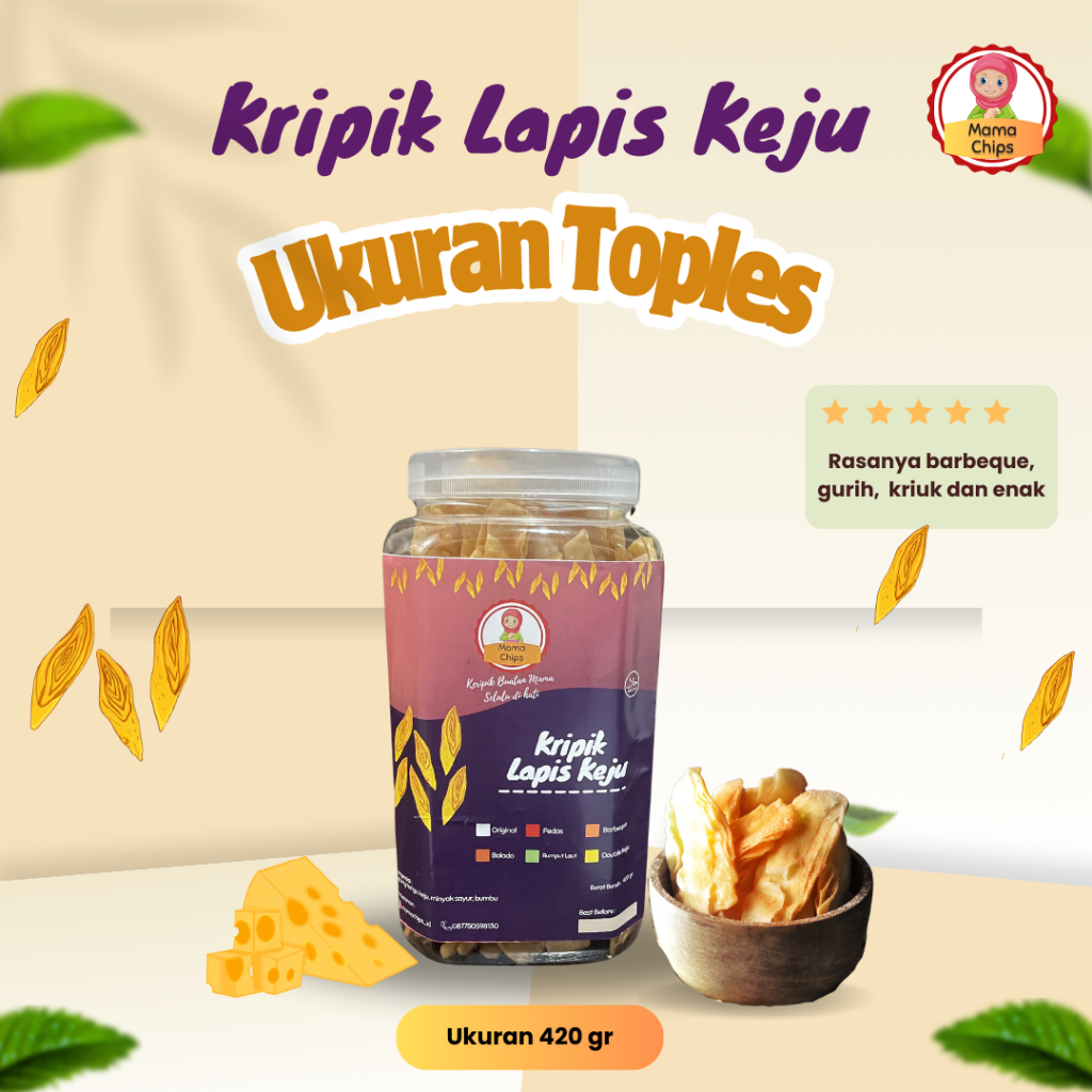 

Kripik Lapis Keju / Kripik Malaysia Keju