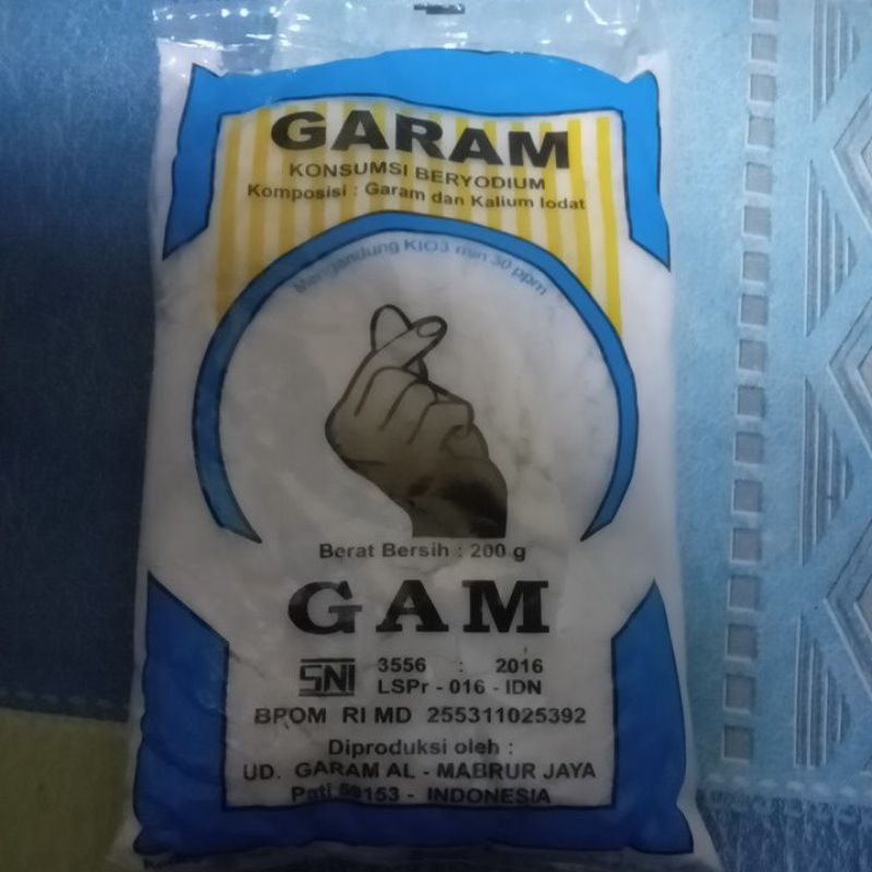 

Garam Konsumsi beryodium 200 gram