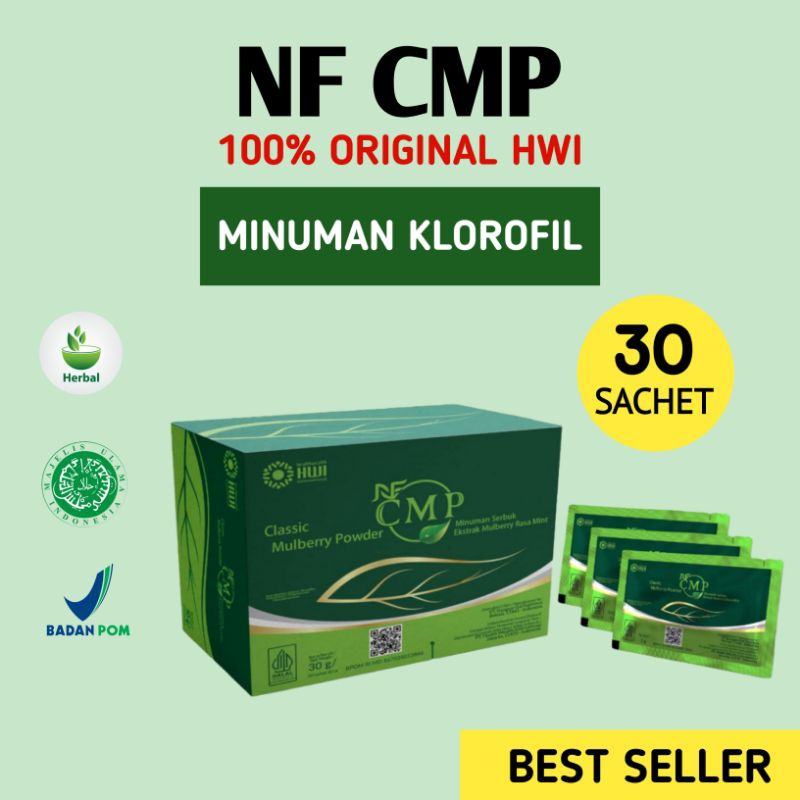 CMP HWI ORIGINAL 100% / NF CMP / CMP HWI / CMP KLOROFIL 1 BOX ISI 30 SACHET