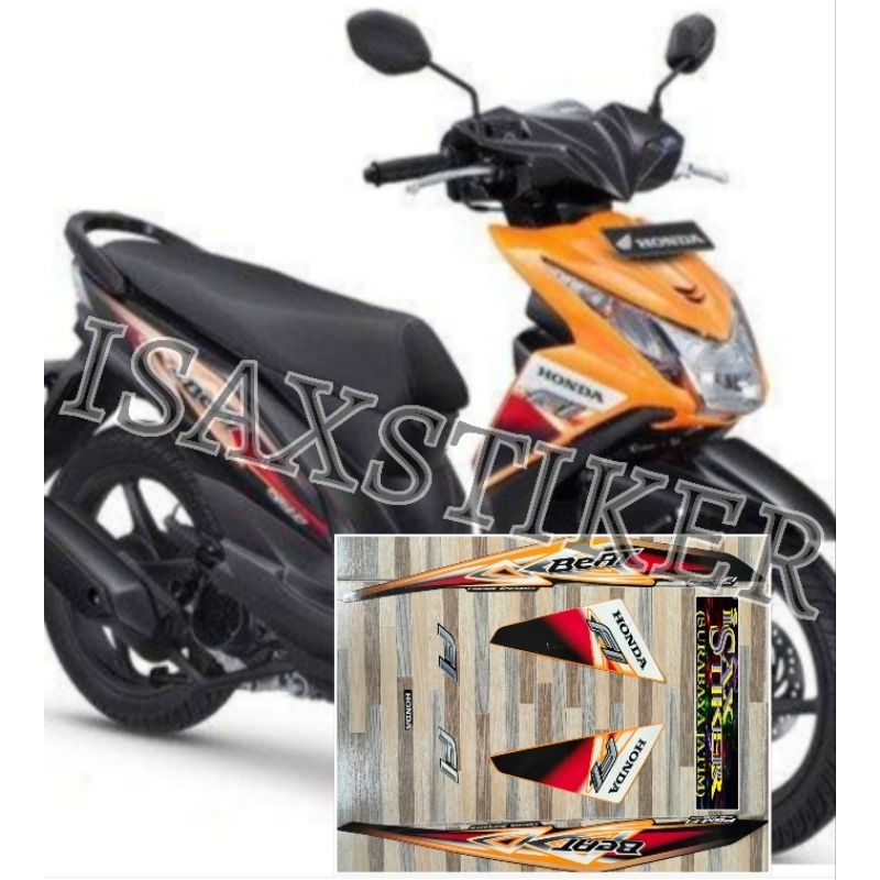 striping original Honda beat  FI tahun 2013 2014