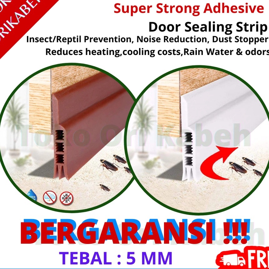 Bonuskan Karet Penutup Celah Bawah Pintu  Penghalang Pintu Bawah  Seal Penutup Celah Bawah Pintu
