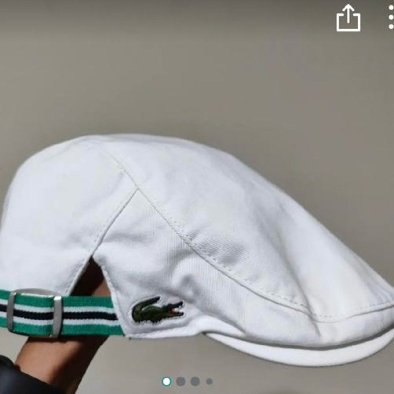 lacoste flat cap