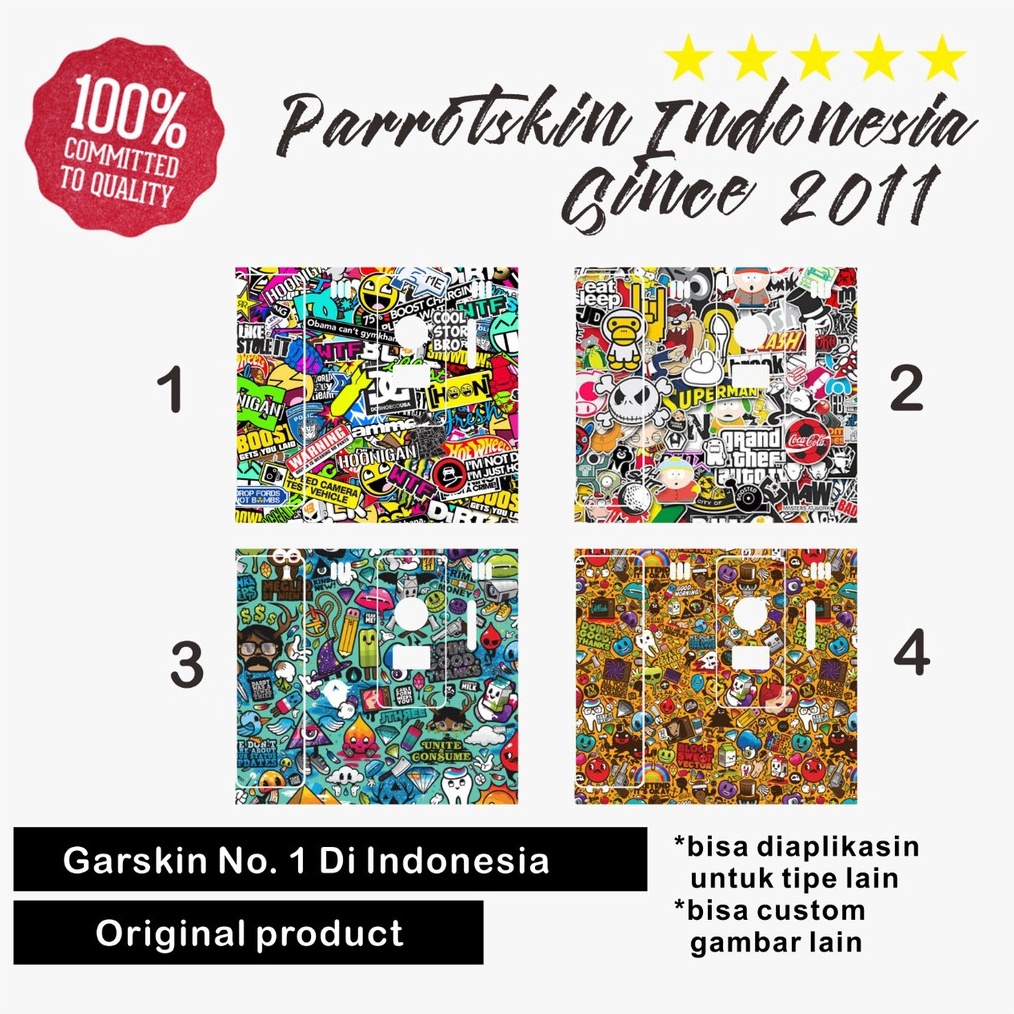 TERBARU Garskin skin Vinci Air JDM bomb Edition sticker