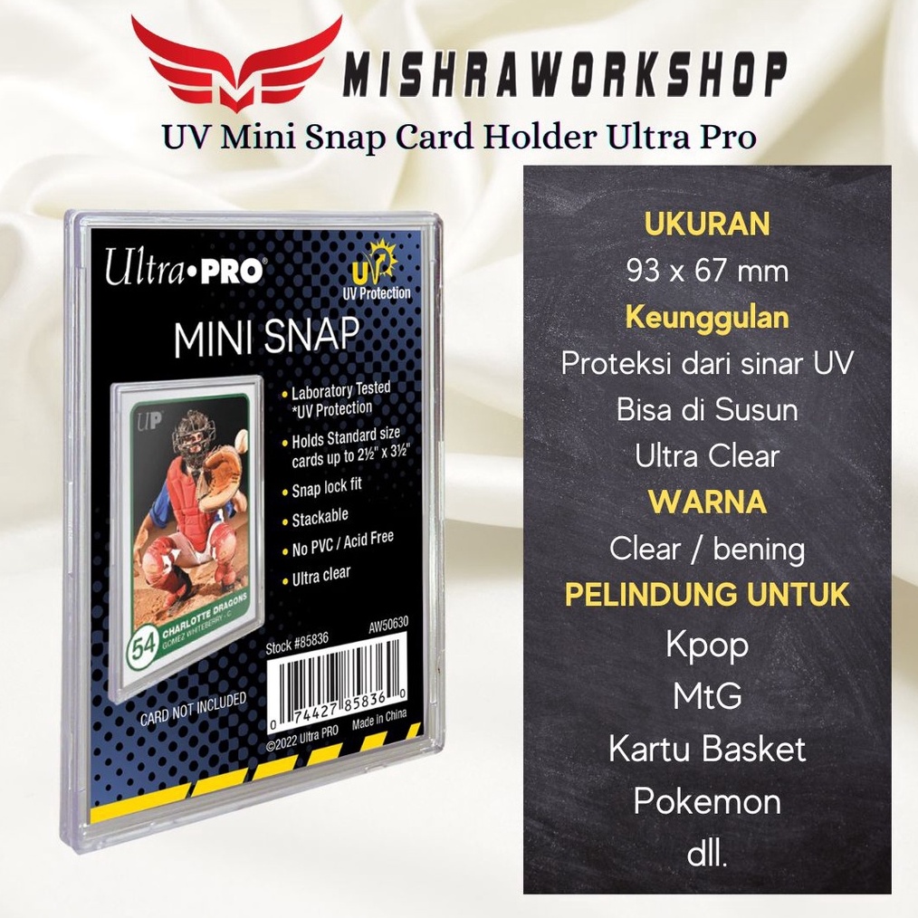 HANYA DISINI PROMO UV Mini Snap Card Holder Ultra Pro