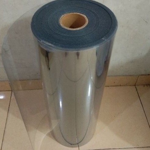 Extra plastik pvc mika rigid 7cm x 1meter tebal 5mm
