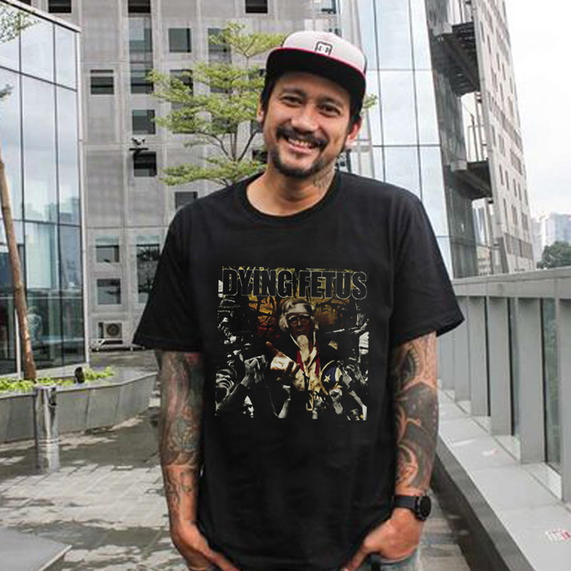 Kaos Dying Fetus Band Tshirt 100% Cotton Black | SKU-511503 | Shortsleeve & Longsleeve | Tangan Pend