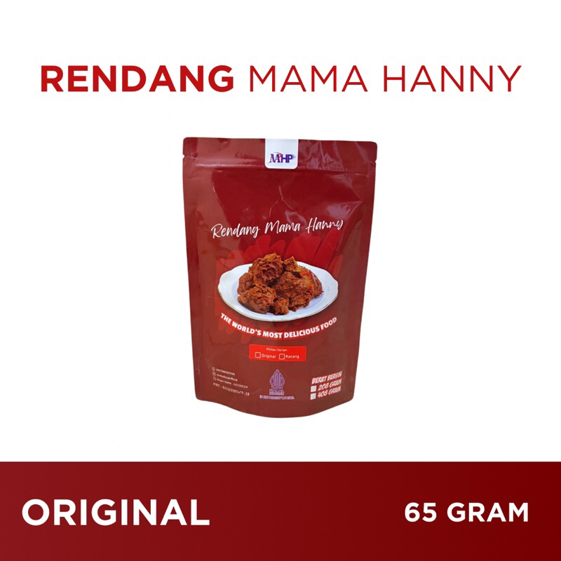 

Rendang Mama Hanny Original 65gr Daging makanan Food Meat