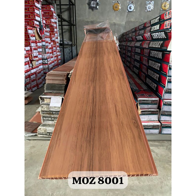 Plafon PVC MOZ 8001 Atap Rumah Modern Minimalis Murah Tahan Air Anti Rayap