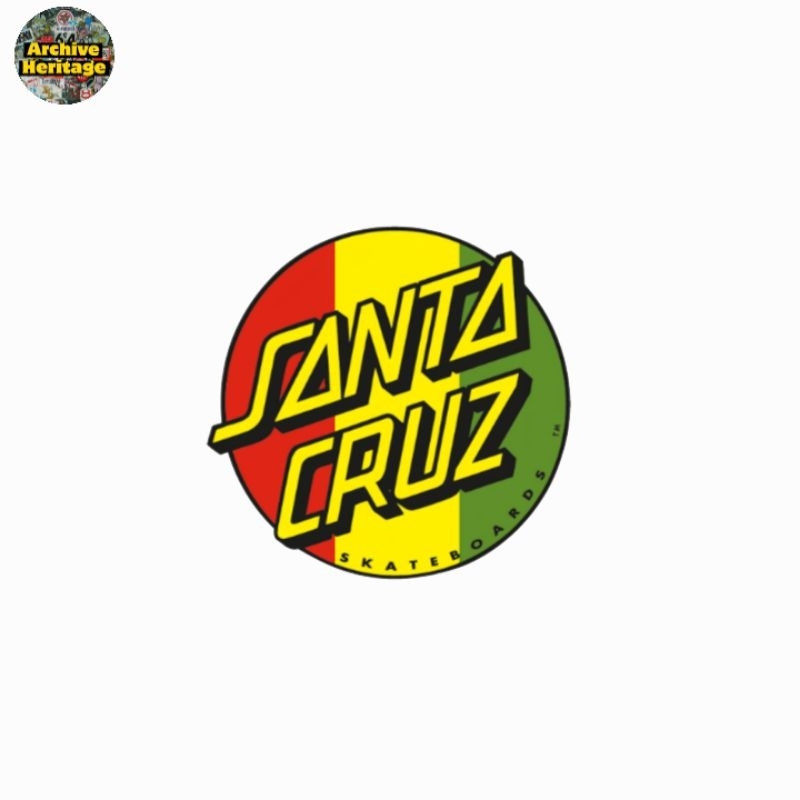 

sticker 5a*ta Crvz Jamaican Rasta logo brand skateboard truck stiker