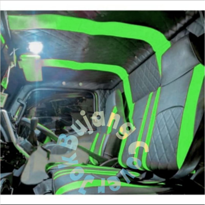 sarung jok mobil mitsubishi truk canter + plapon + cabin + alas dasbor,cover jok mobil truk,Truk can