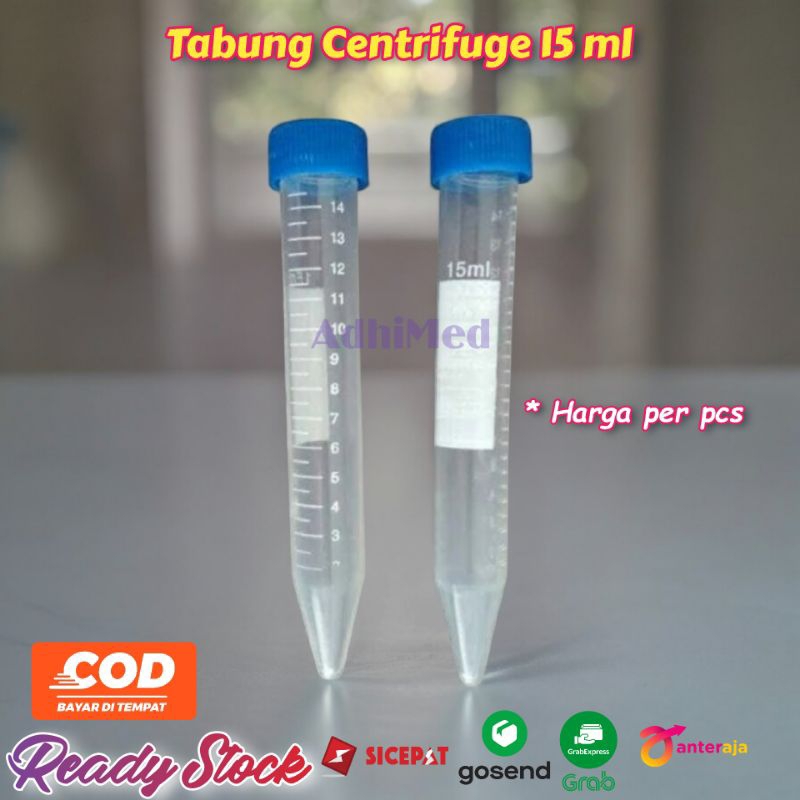 tabung centrifuge 15ml / valcon 15ml / falcon 15ml / conical 15ml / tabung sentrifugal
