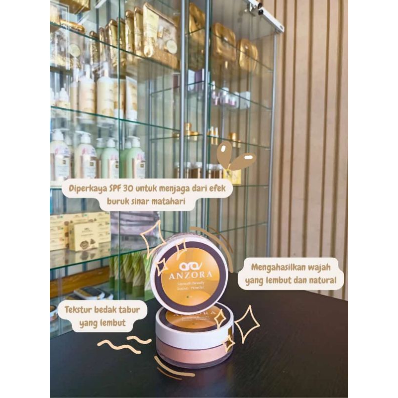 SMOOTH BEAUTY LOOSE POWDER/ BEDAK TABUR ANZORA