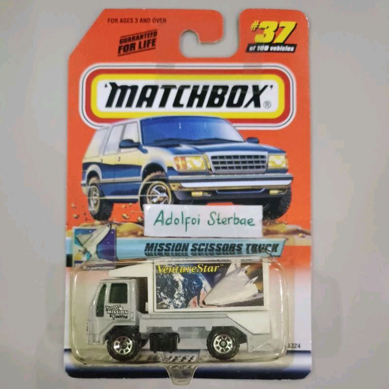 matchbox mission scissors truck venture star mission shuttle nasa space