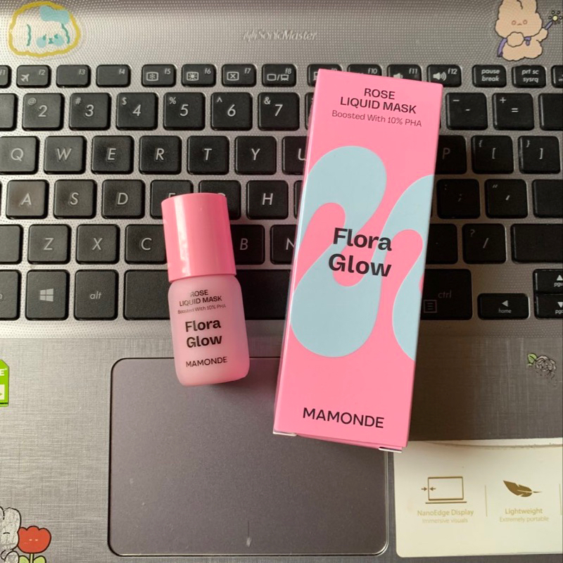 mamonde flora glow liquid mask with 10% pha