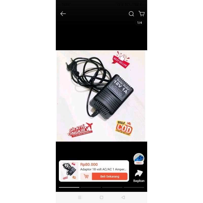 adaptor 18v phantom power