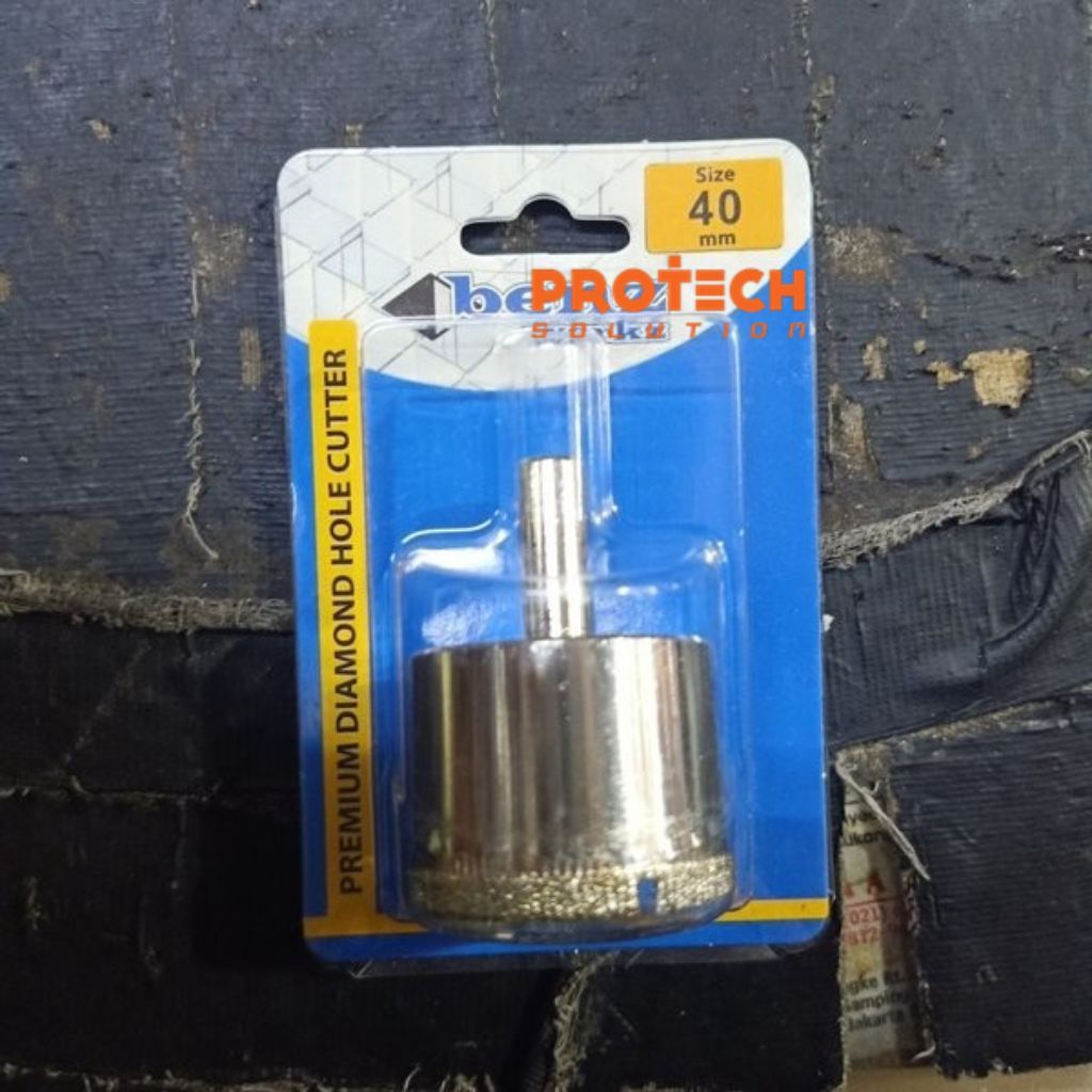 Mata Bor kaca 40mm / Diamond hole cutter / Mata intan bor kaca Benz