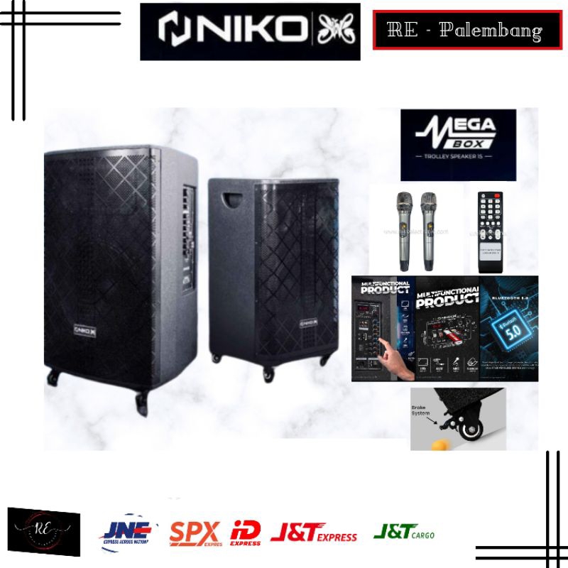 SPEAKER NIKO MEGABOX 15"-12"/SPEAKER TROLI NIKO[NIKO]