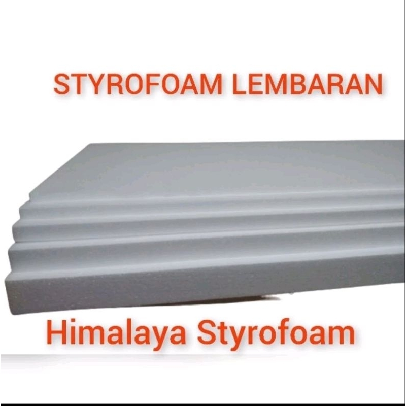 styrofoam lembaran 200 x 100 x 1 cm hard