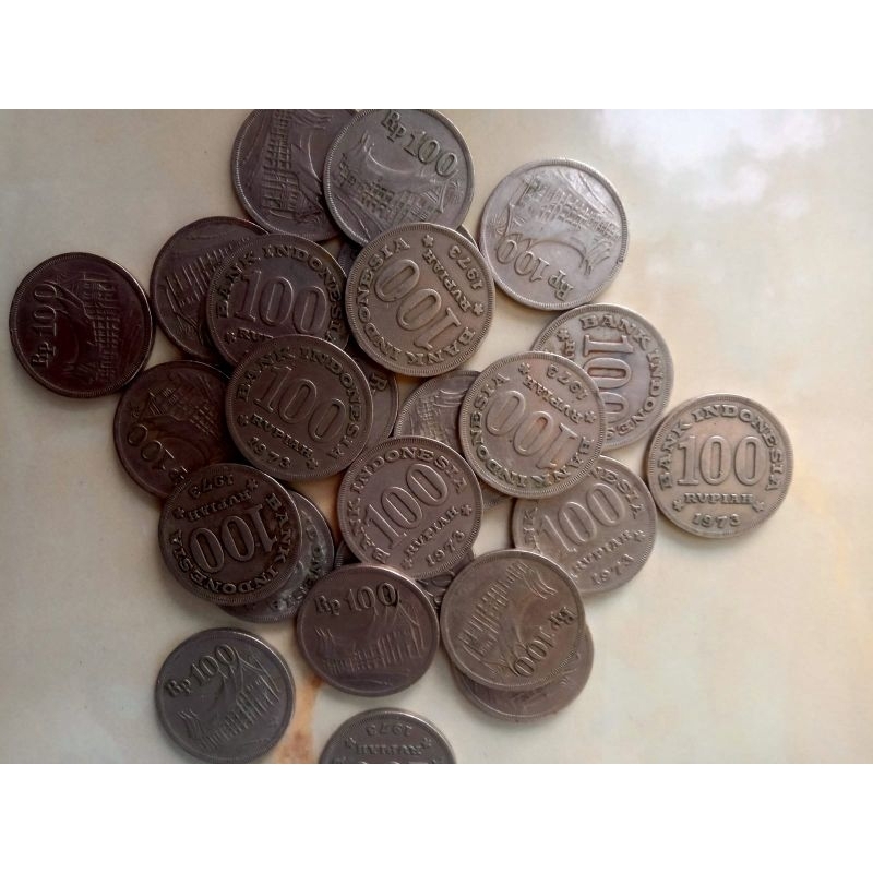 koin 100 gambar rumah tebel