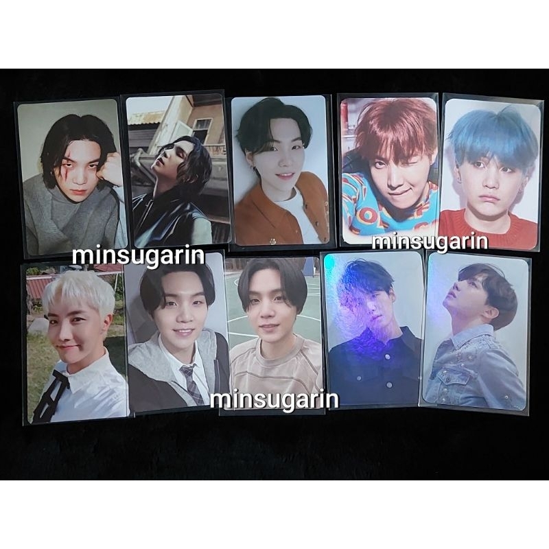 TAKE ALL photocard agustd suga yoongi dday luckdraw  bts worldwide ww 방탄 포카 scar vinyl her tear the 