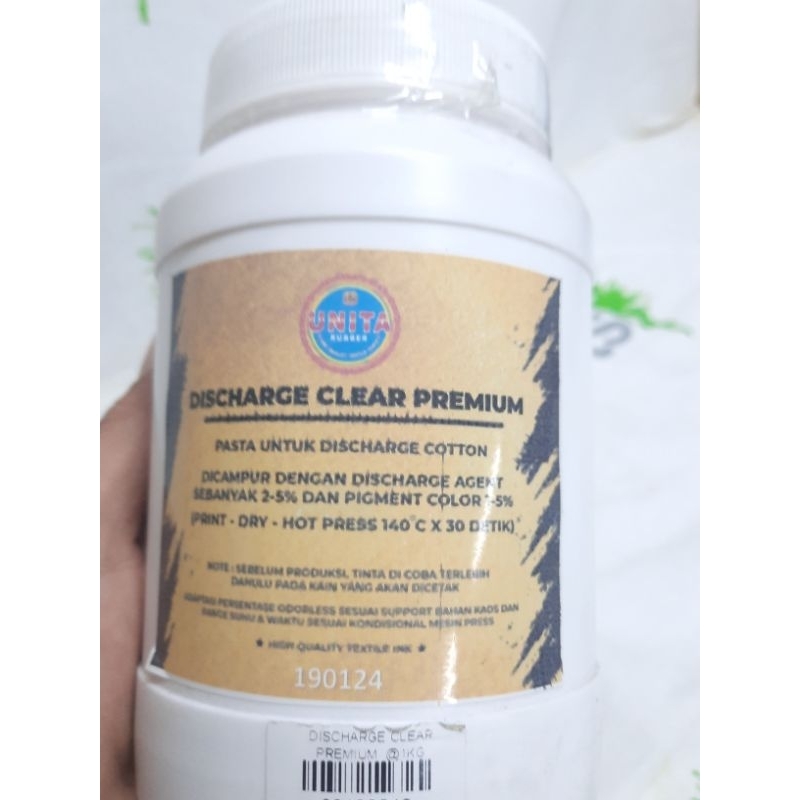 Tinta Sablon Discharge Clear Unita Premium