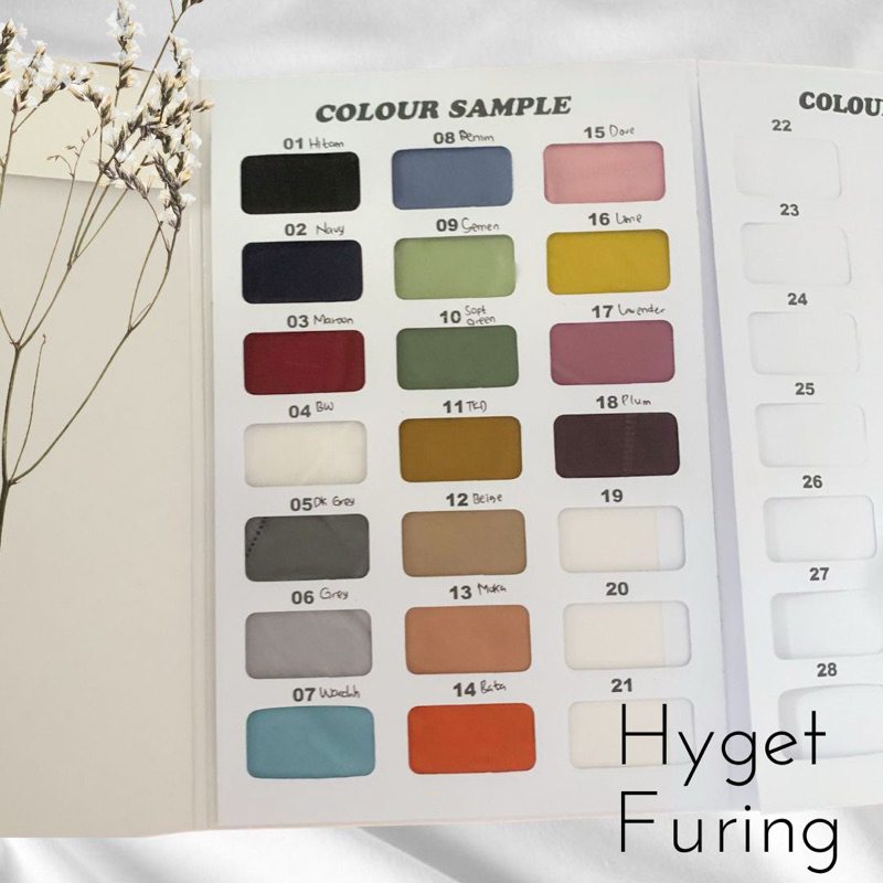 HYGET FURING/KainHyget/Bahan Daleman