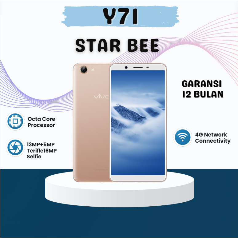 HP VIVO Y71 RAM 4/64 FULLSET BERGARANSI 12 BULAN