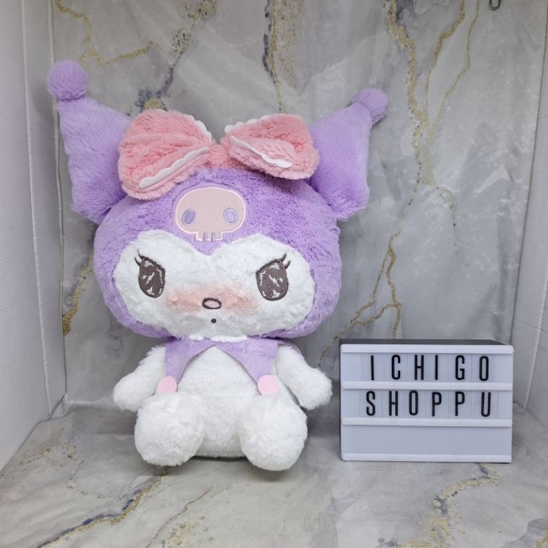 Sanrio Kuromi Lovely Puff BIG Plush Doll FURYU
