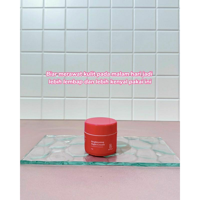 BG Skin Brightening Night Cream| Cream Malam whitening| Cream Malam Flek Bandel
