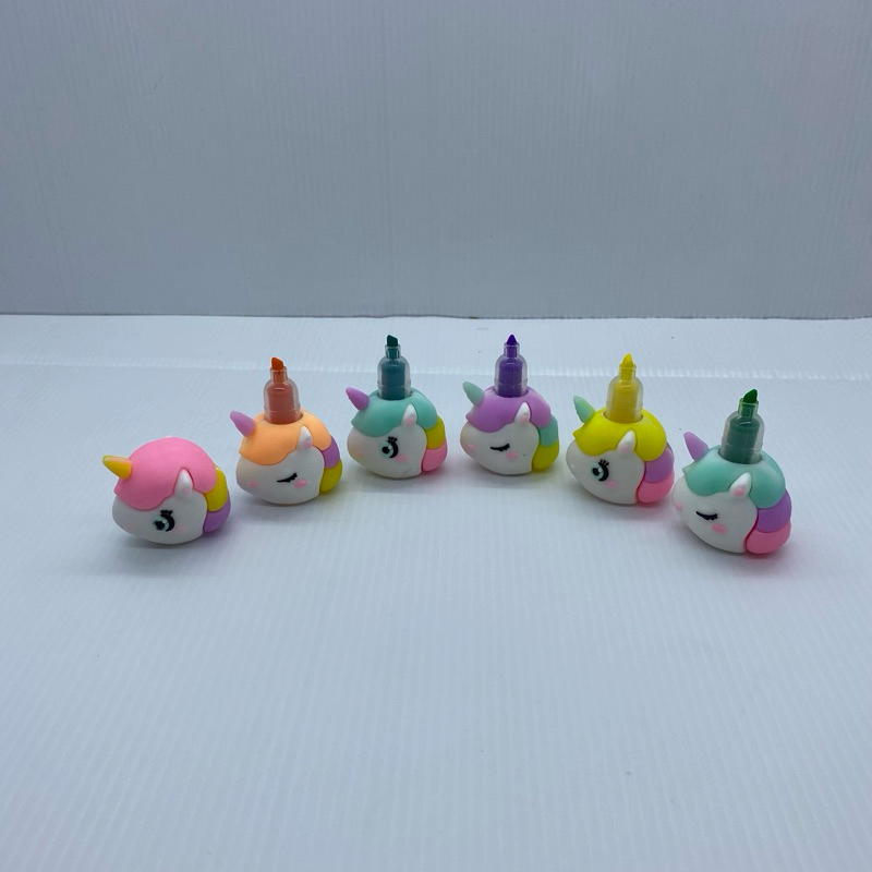 

Stabilo Unicorn / Stabilo 6 in 1 / Highlighter / Stabilo Anak sekolah / Stabilo Lucu / Stabilo murah / Stabilo import / alat tulis warna 5color